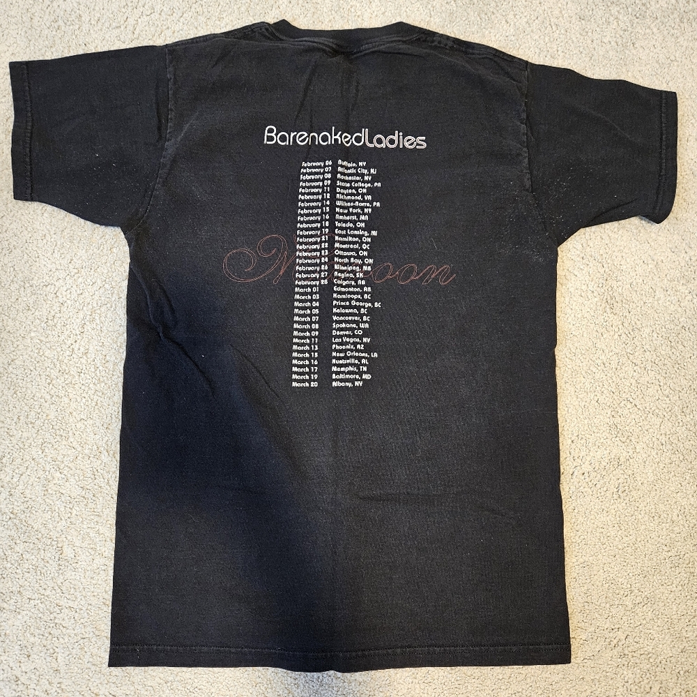 Vintage Barenaked Ladies Tour T-Shirt